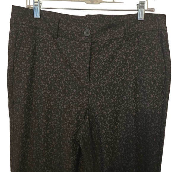 Lane Bryant Black Gray Design Women's Business Dress Pants 16 - Picture 2 of 5